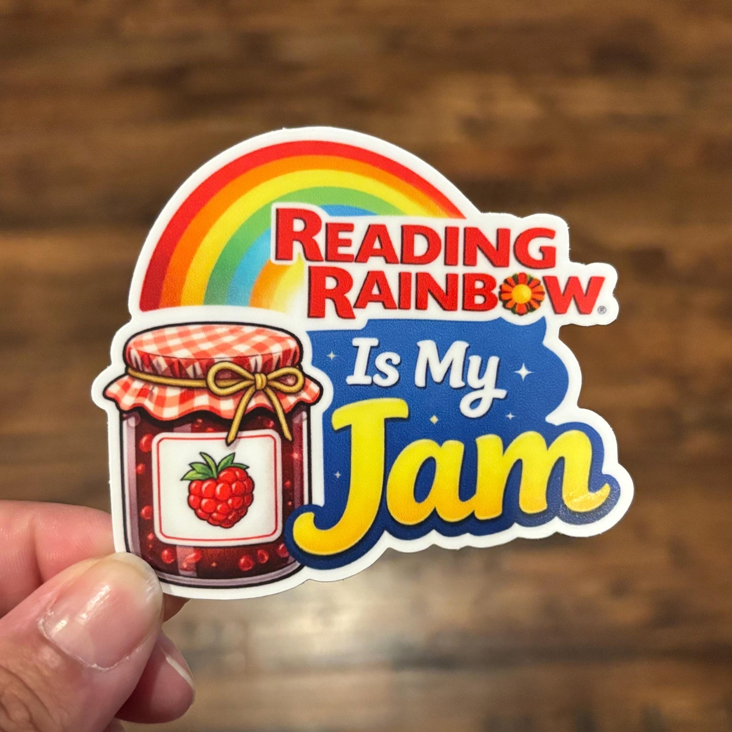 Reading Rainbow Sticker 3"x2.65"
