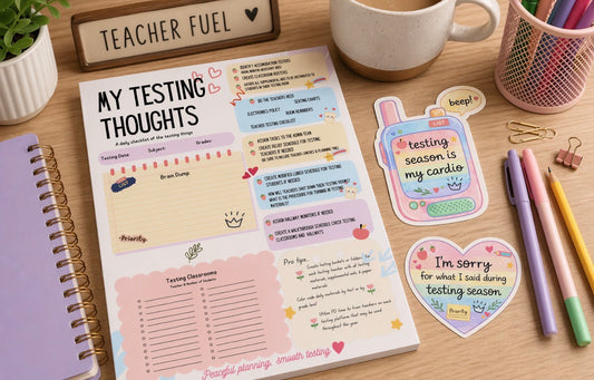 Testing Season Notepad Pack