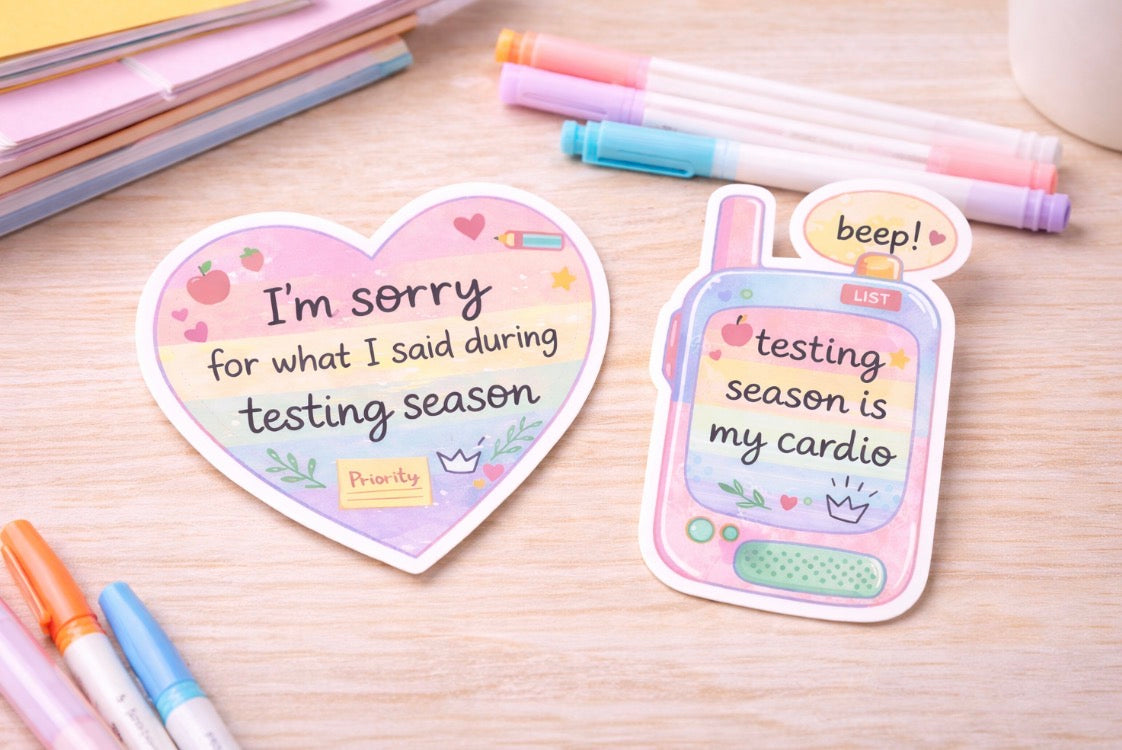 Testing Season Notepad Pack