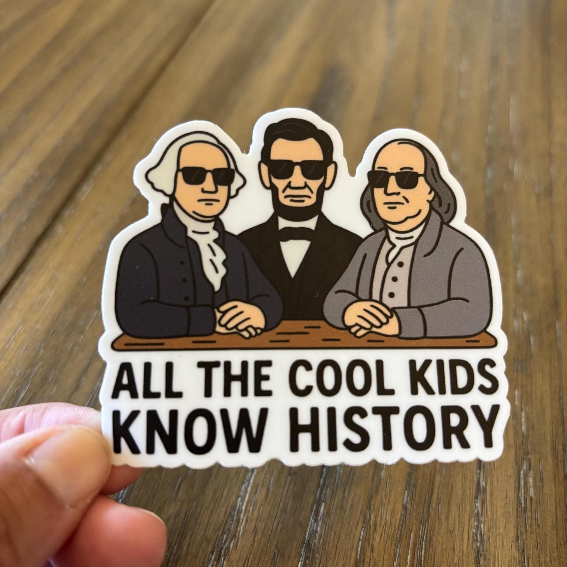 History Teacher Sticker 3''x2.67''