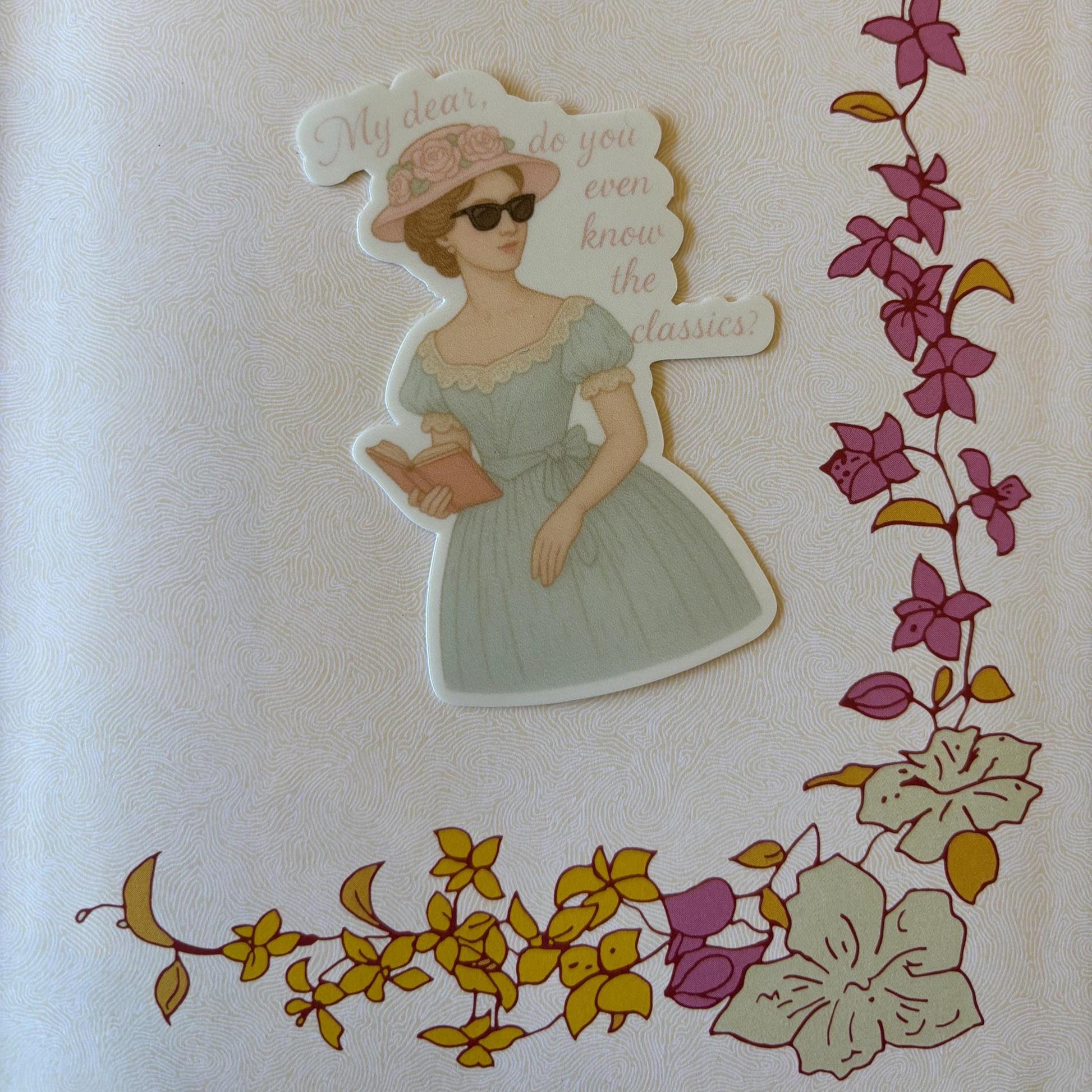 Teacher Sticker| English Classic 2.19"x3.2"