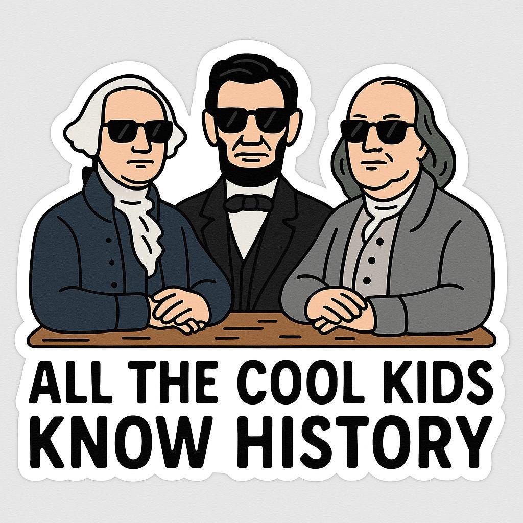 History Teacher Sticker 3''x2.67''