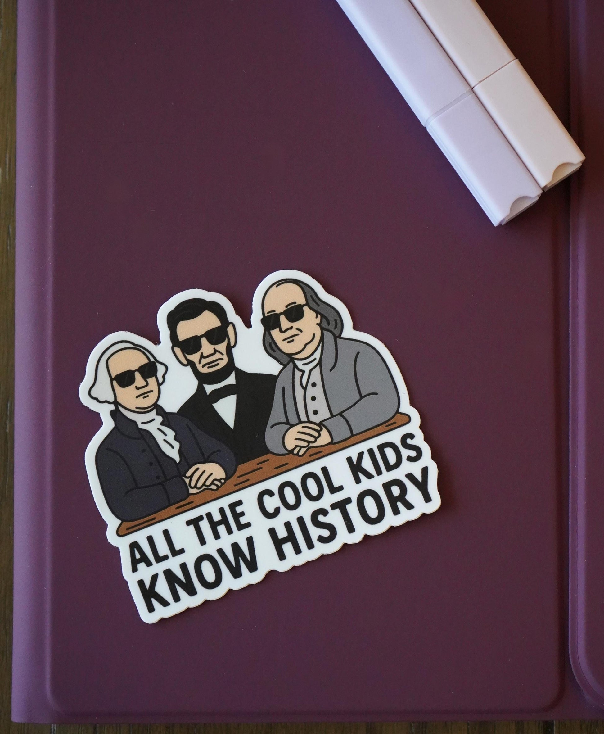 History Teacher Sticker 3''x2.67''