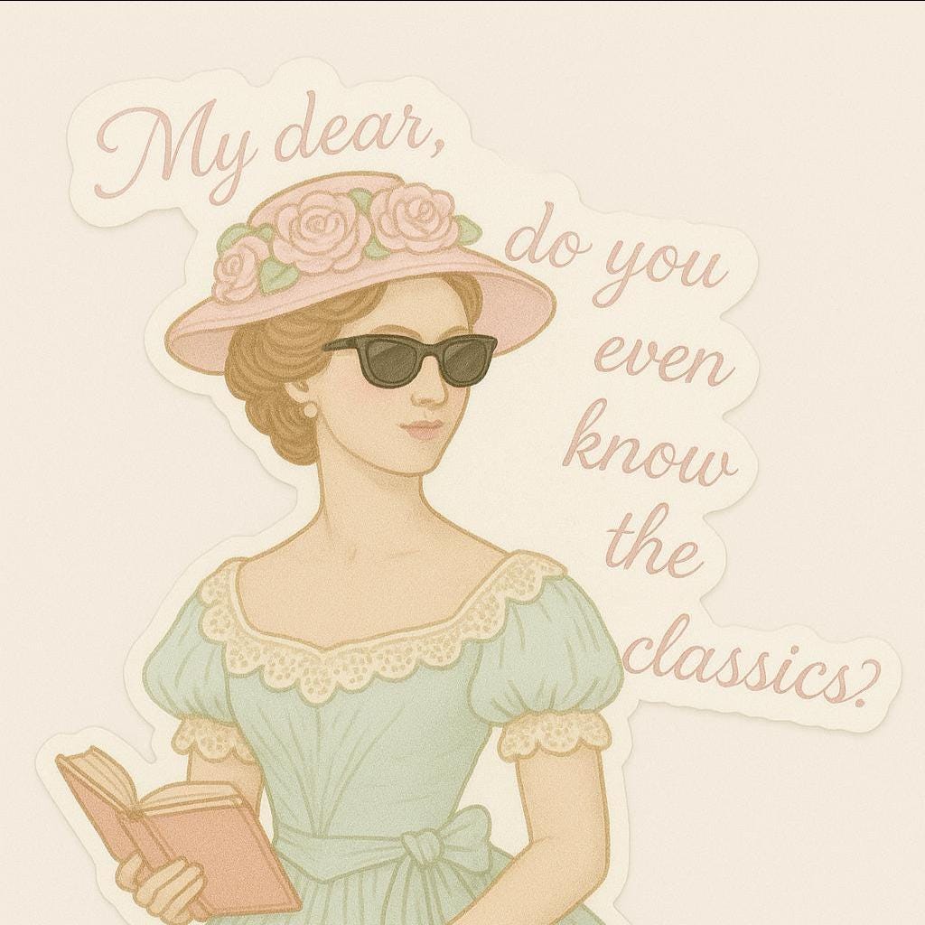 Teacher Sticker| English Classic 2.19"x3.2"