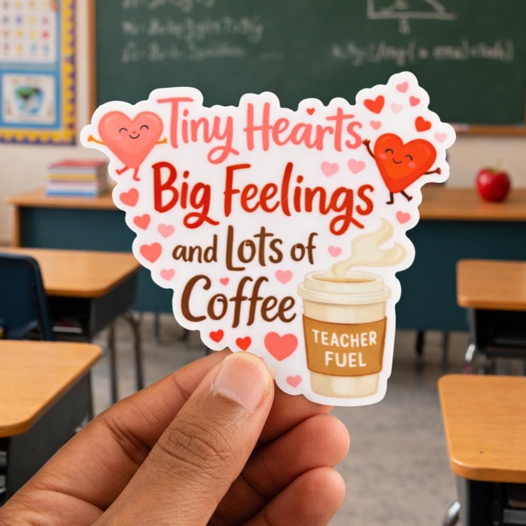 Sticker| Teacher Love 3"x2.66"